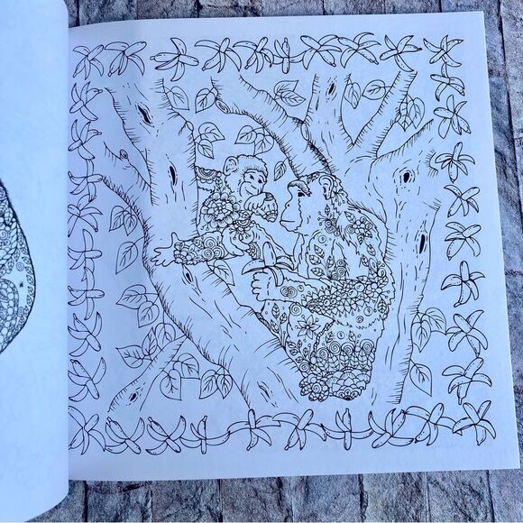 The Magic Path by Colorama Adult Coloring Book Floral Animal Bird Patterns - Picture 8 of 10
